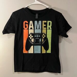 NEW - Youth Medium Black Gamer T-Shirt